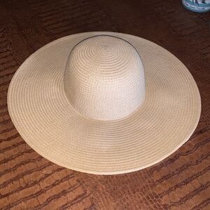 J Crew Straw Beach Hat One Size